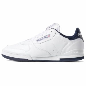 Reebok Phase 1 Turnschuhe Herren - Weiß/Navy/Rot - DE 064-PCE